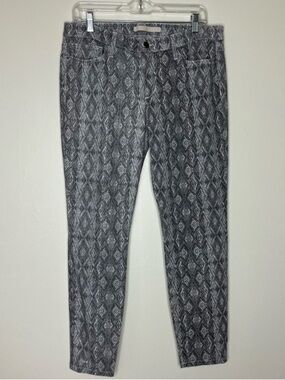 Joe’s Jeans The High Water boho black diamond print ankle cropped pants 31